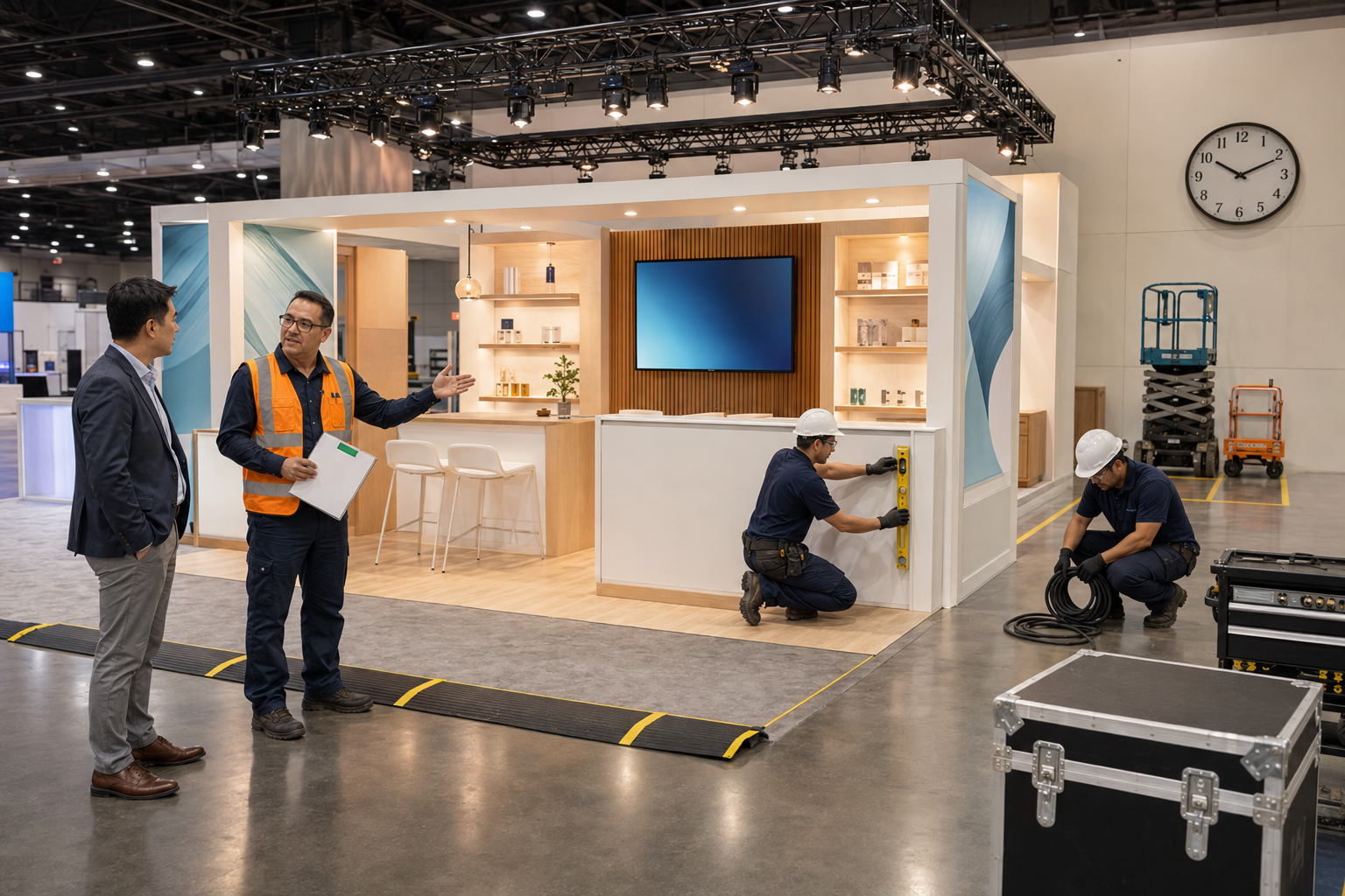 union labor cost for booth installation in las vegas value and reliability